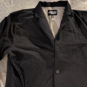 RUDE Hot Topic Black Jersey Blazer 3XL Slim